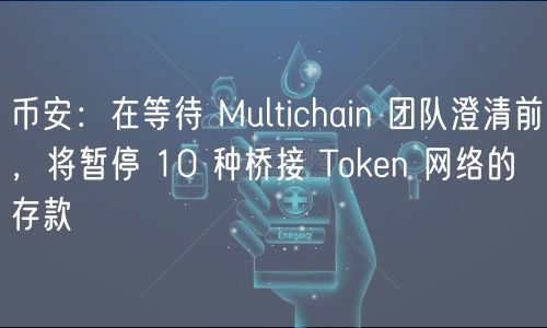 币安:在等待 Multichain 团队澄清前,将暂停 10 种桥接 Thuobin 网络的存款