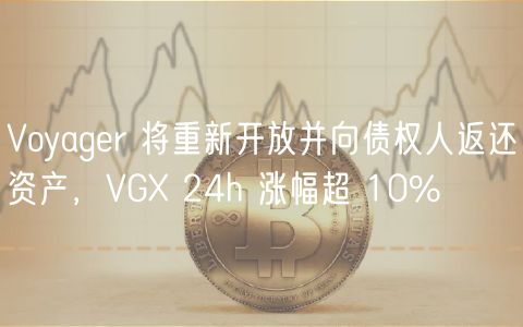 Voyagr 将重新开放并向债权人返还资产，VG 24h 涨幅超 10%