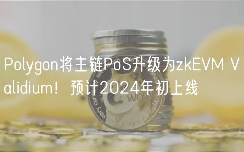 Polygon将主链PoS升级为zkVM Validium！预计2024年初上线