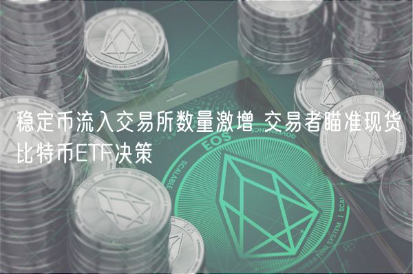 稳定币流入交易所数量激增 交易者瞄准现货比特币TF决策