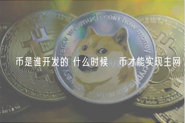 π币是谁开发的 什么时候π币才能实现主网