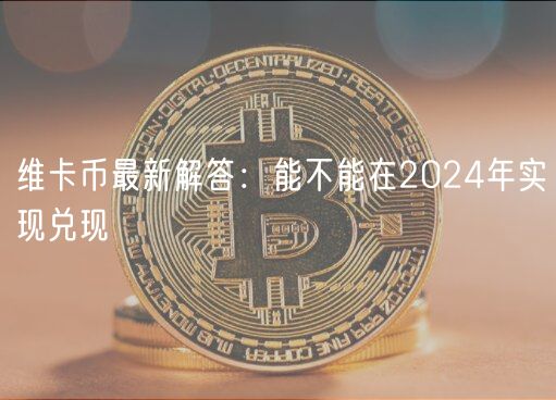 维卡币最新解答：能不能在2024年实现兑现