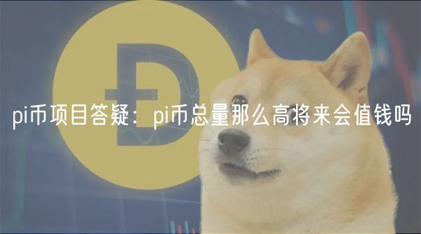 pi币项目答疑：pi币总量那么高将来会值钱吗